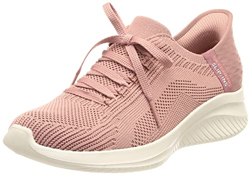 Skechers Damen Ultra Flex 3.0 Brilliant Path Sneakers,Sports Shoes, Mauve Knit/Pink Trim, 38.5 EU von Skechers