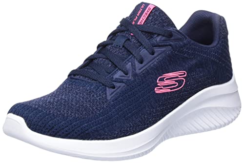 Skechers Damen Ultra Flex 3.0-Beste Zeit Sneaker, Navy, 36 EU von Skechers