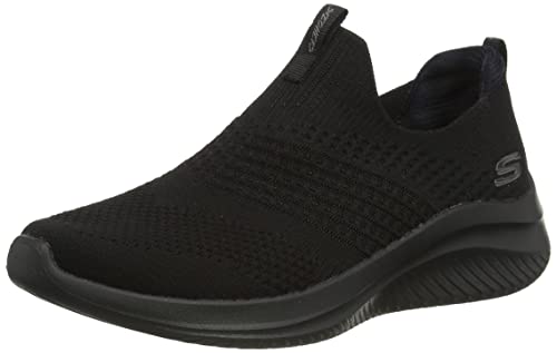 Skechers Damen Ultra Flex 3.0 Classy Charm Sneakers,Sports Shoes, Black Knit/Trim, 39 EU von Skechers