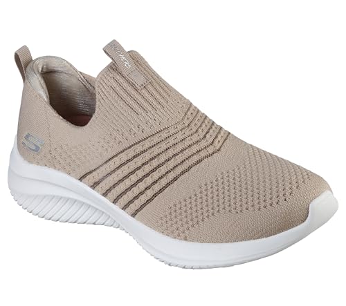 Skechers Damen Ultra Flex 3.0 – klassischer Charm Sneaker, Taupe, 36.5 EU von Skechers