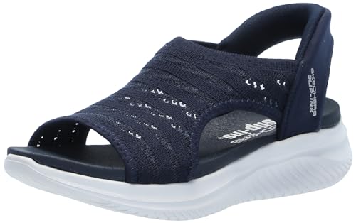 Skechers Damen Ultra Flex 3.0-Sun Warmth Hands Free Slip-ins Sandale, Marineblau, 41 EU von Skechers