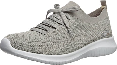 Skechers Damen Ultra Flex Statements Sneakers, Taupe, 37.5 EU Weit von Skechers