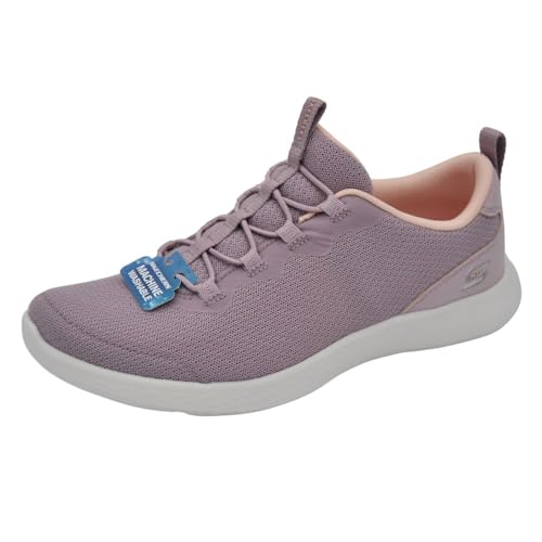 Skechers Damen Vapor Foam Lite, Lavendelfarbenes Netzgewebe, rosa Rand, 36 EU von Skechers