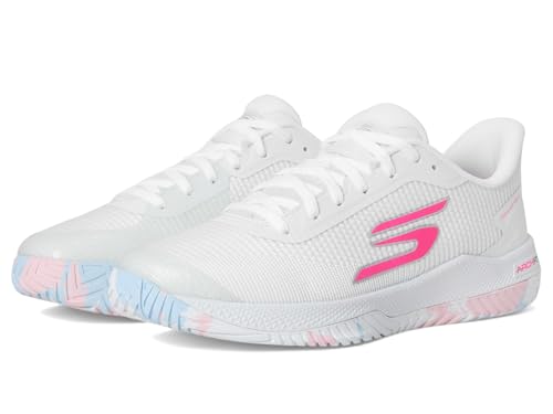 Skechers Damen Viper Court Pro 2.0 Sneaker, Weißes Synthetik-Textil-Besatz, 38 EU Skechers Damen Viper Court Pro 2.0 Sneaker, Weißes Synthetik-Textil-Besatz, 38 EU von Skechers