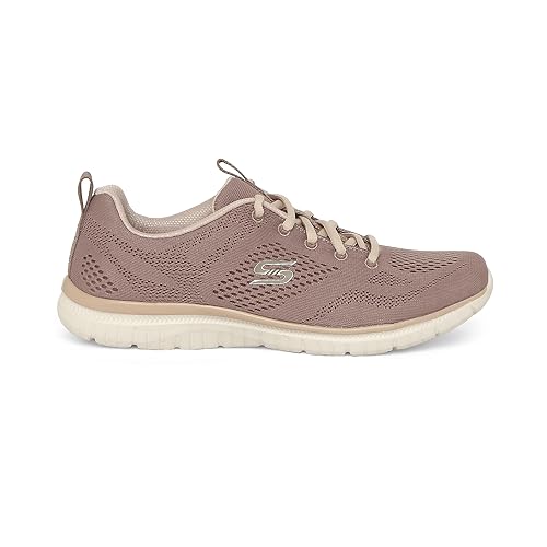 Skechers Damen Virtue Kind Favor Sneaker, Mauve Mesh/Pink Trim, 37.5 EU von Skechers