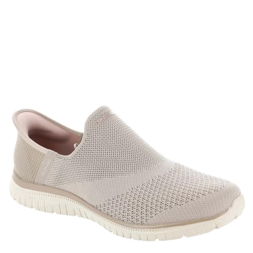 Skechers Damen Virtue-Sleek Sneaker, Taupe=TPE, 38.5 EU Weit von Skechers