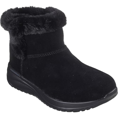Skechers Damen Winter Boots, Black Suede, 38 EU von Skechers