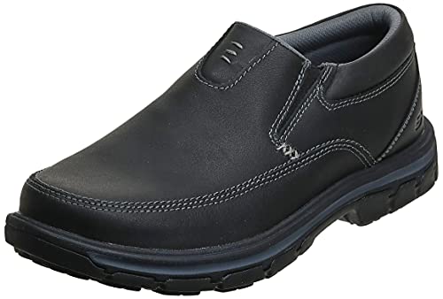 Skechers Delson-Camden Herren-Sneaker mit klassischer Passform, Schwarz, 9 X-Wide von Skechers
