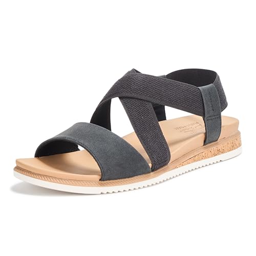 Skechers Desert Kiss Damen-Sandalen, niedrig, Schwarz, 40 EU Weit Skechers Desert Kiss Damen-Sandalen, niedrig, Schwarz, 40 EU Weit von Skechers