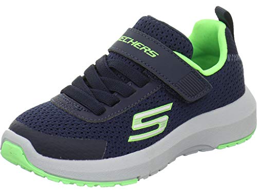 Skechers Kinder Dyna Tread Trainingsschuhe Laufschuhe Marineblau/Limette 28 EU von Skechers