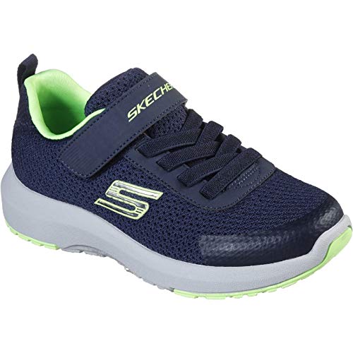 Skechers Kinder Dyna Tread Trainingsschuhe Laufschuhe Marineblau/Limette 32 EU von Skechers