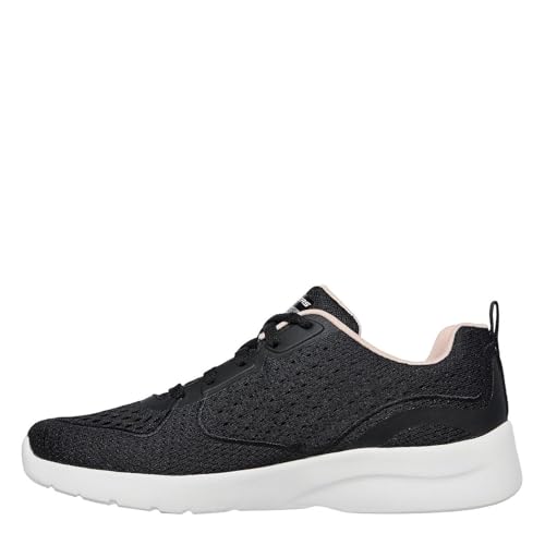 Skechers Dynamight 2.0 HIP ST Damen,Frauen Halbschuhe,Sportschuhe,Schnürschuhe,atmungsaktiv,Wechselfußbett,Strassenschuhe,Schwarz,37.5 EU von Skechers