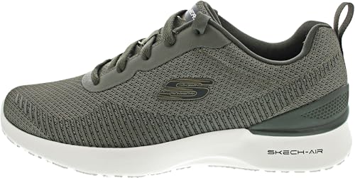 Skechers Dynamight Herren sportlicher Schnürer in Grün, Größe 43 von Skechers