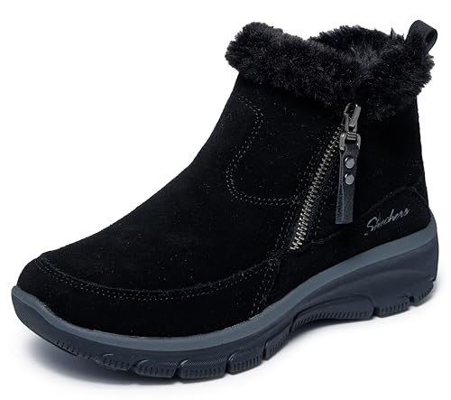 Skechers Easy Going Cool Reißverschluss für Damen, Schwarz, 35 EU von Skechers