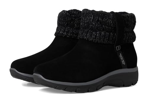Skechers Easy Going-Cozy Weather 2 Damen-Stiefeletten, Wildleder, freihändig, Schwarz, 39.5 EU von Skechers