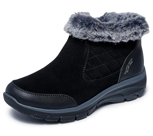 Skechers Easy Going Small Towns-Damen-Stiefeletten, freihändig, Schwarz, 41 EU von Skechers