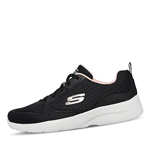 Skechers Dynamight 2.0 HIP ST Damen,Frauen Halbschuhe,Sportschuhe,Schnürschuhe,atmungsaktiv,Wechselfußbett,Women's,Ladies,Schwarz,36 EU von Skechers