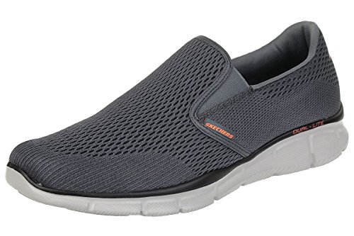 Skechers Herren Equalizer- Double Play-51509 Mokassin, Grau Charcoal Orange, 42 EU von Skechers