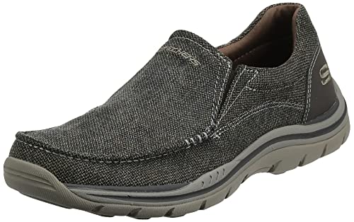 Skechers Expected Avillo Herren-Slipper mit lockerer Passform, Dunkelbraun, 49.5 EU von Skechers