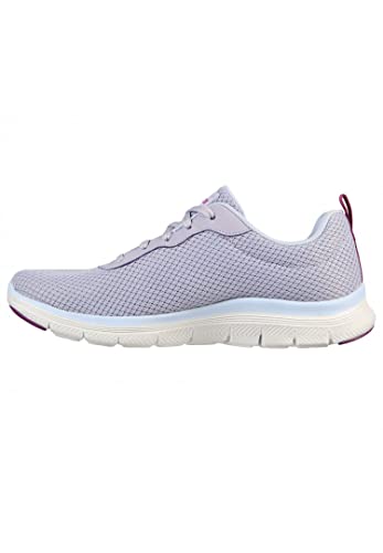 Skechers Flex Appeal 4.0 BRIL Damen,Frauen Sneaker,Halbschuhe,Sportschuhe,Schnürschuhe,atmungsaktiv,schnürschuhe,atmungsaktiv,Violett,36 EU / 3 UK von Skechers