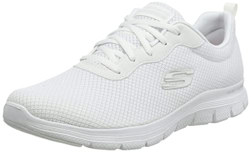 Skechers Flex Apperal Sportschuhe Damen Trainingsschuhe Weiß Freizeit, Schuhgröße:42 EU von Skechers