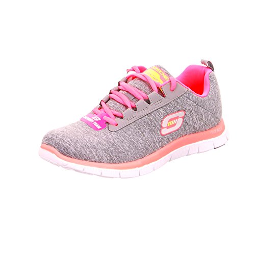 Skechers Flex Appeal Next Generation, Womens Trainer, Gray Grau Gycl, 36 EU von Skechers