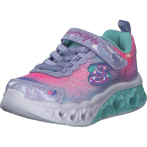 Skechers Mädchen Flutter Heart Lights Simply Love sneakers sports shoes, Lavender Synthetic Mesh, 36 EU von Skechers