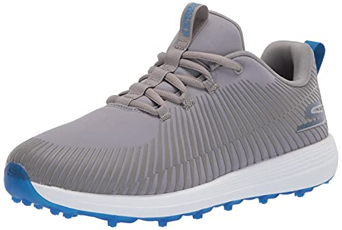 Skechers GO Golf Herren Max Golfschuh, Grau/Blau Bolt, 43 EU von Skechers