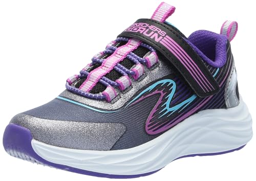 Skechers GO-Run Accelerate 303920L/BKMT Mädchen Klettverschluss/Slipper Halbschuh, Größe 35 von Skechers