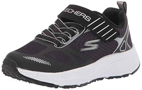 Skechers GO Run CONSISTENT KELPTON Sneaker, Black & White Textile & Trim, 28 EU von Skechers