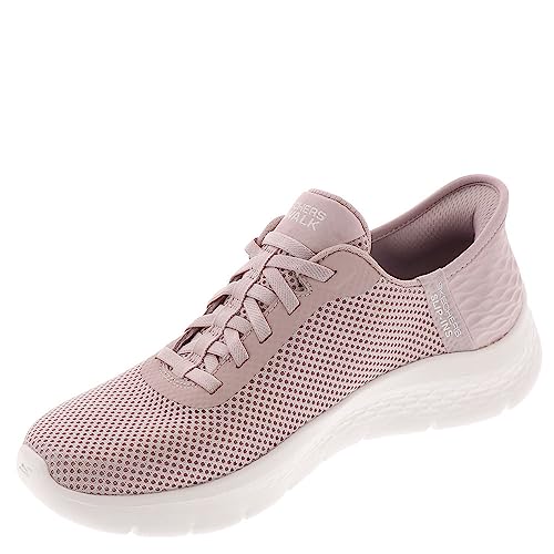 Skechers GO Walk Hands Free Slip-Ins Flex Sneaker für Damen mit großem Einstieg, Pink, 38.5 EU von Skechers