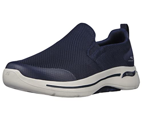 Skechers Herren Gowalk Arch Fit-Athletic Slip-on Casual Loafer Walking Shoe Sneaker Sneakers, Marineblau Grau, 41 EU X-Weit Skechers Herren Gowalk Arch Fit-Athletic Slip-on Casual Loafer Walking Shoe Sneaker Sneakers, Marineblau Grau, 41 EU X-Weit von Skechers