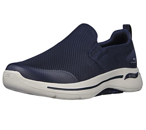 Skechers Herren Go Walk Sneakers, Marineblau Grau, 41 EU X-Weit von Skechers