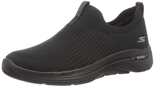 Skechers GO Walk Arch FIT Sneaker, Black, 35 EU von Skechers