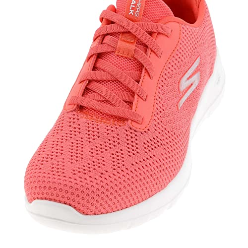 Skechers GO Walk Joy WONDERFU Damen,Frauen Schnürschuhe,Schnürer,Halbschuhe,Straßenschuhe,Freizeitschuhe,Freizeitschuhe,Rot,37 EU von Skechers