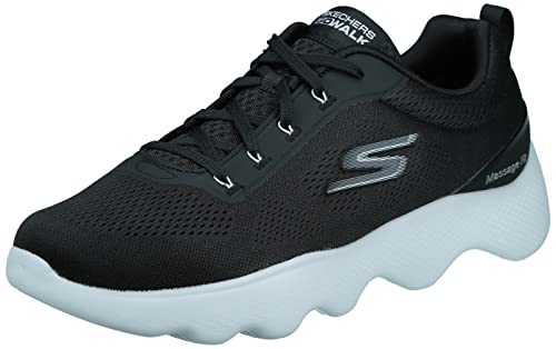 Skechers GO Walk Massage FIT Sneakers Herren Schuhe 216404 BKW Schwarz, Schuhgröße:45 EU von Skechers