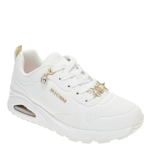 Skechers Girl's Uno Gen1 Sneaker, Weiß/Gold, 7 Big Kid Skechers Girl's Uno Gen1 Sneaker, Weiß/Gold, 7 Big Kid von Skechers