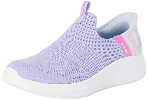 Skechers Girls Schlüpfen, Lavender Mesh/Multi Trim, 35 EU von Skechers