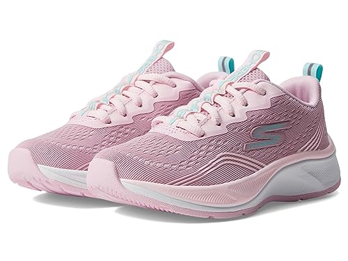 Skechers Girls Sneaker, Light Pink Mesh/Mint Trim, 37.5 EU von Skechers