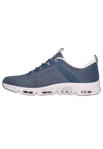 Skechers Glide-Step GRAFITY Damen Sneakers Vegan 104601 SLT Blau, Schuhgröße:37 EU von Skechers