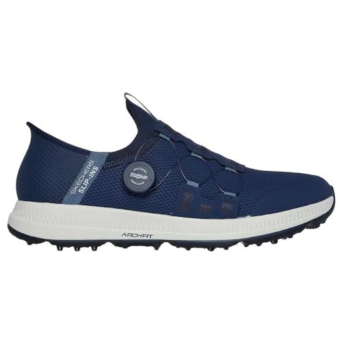 Skechers Go Golf Elite 5 Slip-Ins, wasserdichte Golfschuhe, Marineblau, Navy, 43 EU von Skechers