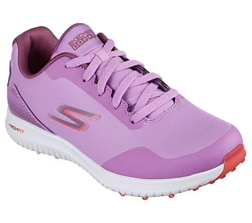 Skechers Go Golf MAX 2 Damenschuhe Arch Fit (Lavender/Mehrfarbig, Numeric_39), Lavendelfarben, 39 EU von Skechers