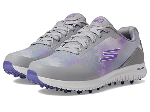 Skechers Go Golf Max 2-Splash Grey/Purple 9.5 B (M) von Skechers