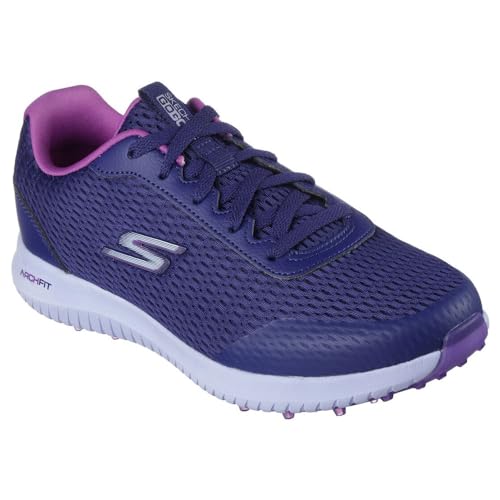 Skechers Go Golf Max Fairway 3 Damen Golfschuhe, Navy/Lila, Größe 37,5 EU, Marineblau, Violett, 37.5 EU von Skechers