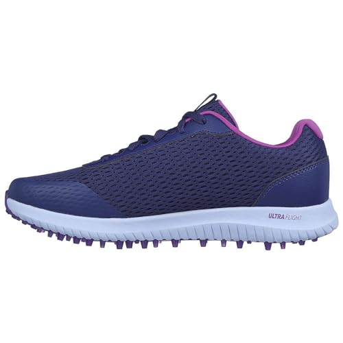 Skechers Go Golf Max Fairway 3 Damen Golfschuhe 2023, blau/violett (Navy Purple), 39 EU von Skechers