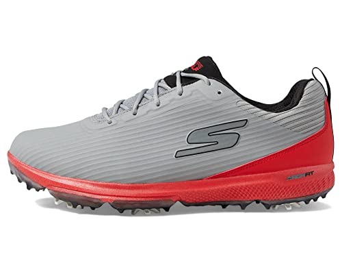 Skechers Go Golf Pro 5 Hyper Grey/Red 9.5 D (M) von Skechers