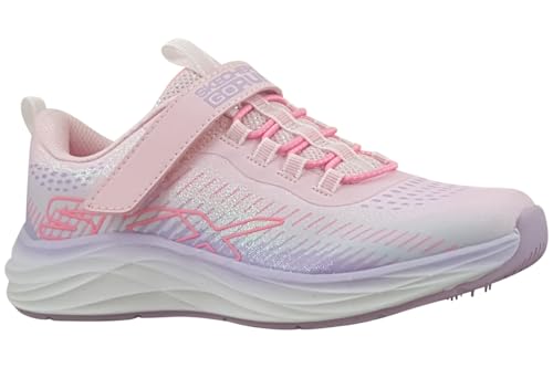 Skechers Go-Run Accelerate-Glitter Soul Sneaker für Mädchen, Link Pink/mehrfarbig, 1.5 Little Kid von Skechers