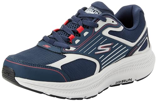 Skechers Go Run Consistent 2.0 Herren-Sneaker, Marineblau/rot, 42 EU X-Weit von Skechers