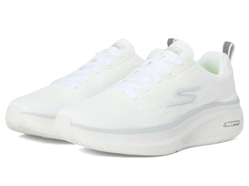 Skechers Go Run Elevate 2.0 Fluid Motion Sneaker für Herren, Weiss/opulenter Garten, 41.5 EU X-Weit von Skechers