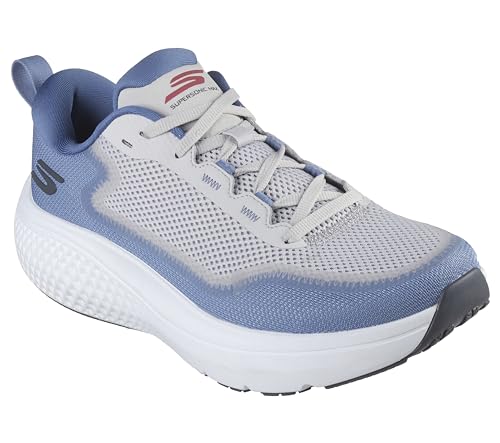 Skechers Go Run Supersonic Max Sneaker für Herren, Blau/Grau, 42.5 EU Skechers Go Run Supersonic Max Sneaker für Herren, Blau/Grau, 42.5 EU von Skechers
